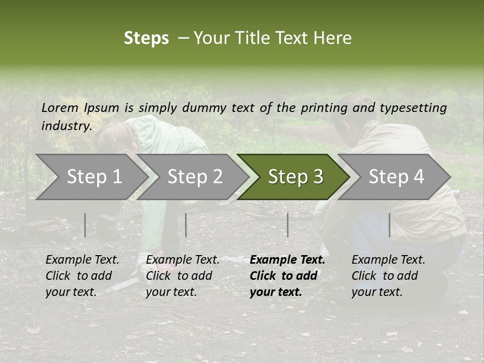 Island Nature Relief PowerPoint Template