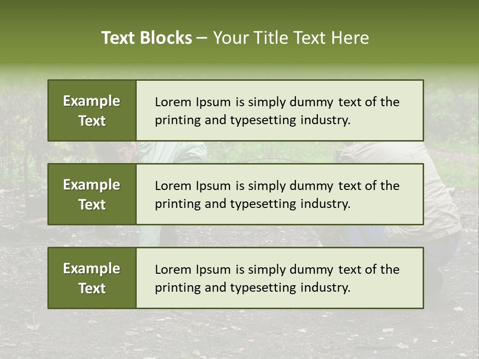 Island Nature Relief PowerPoint Template
