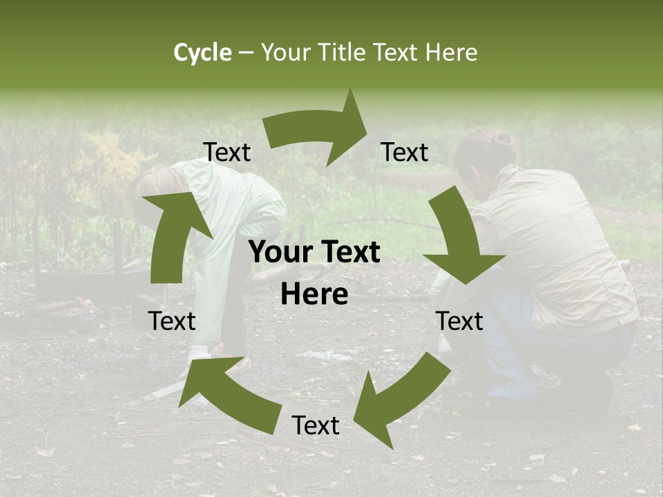 Island Nature Relief PowerPoint Template