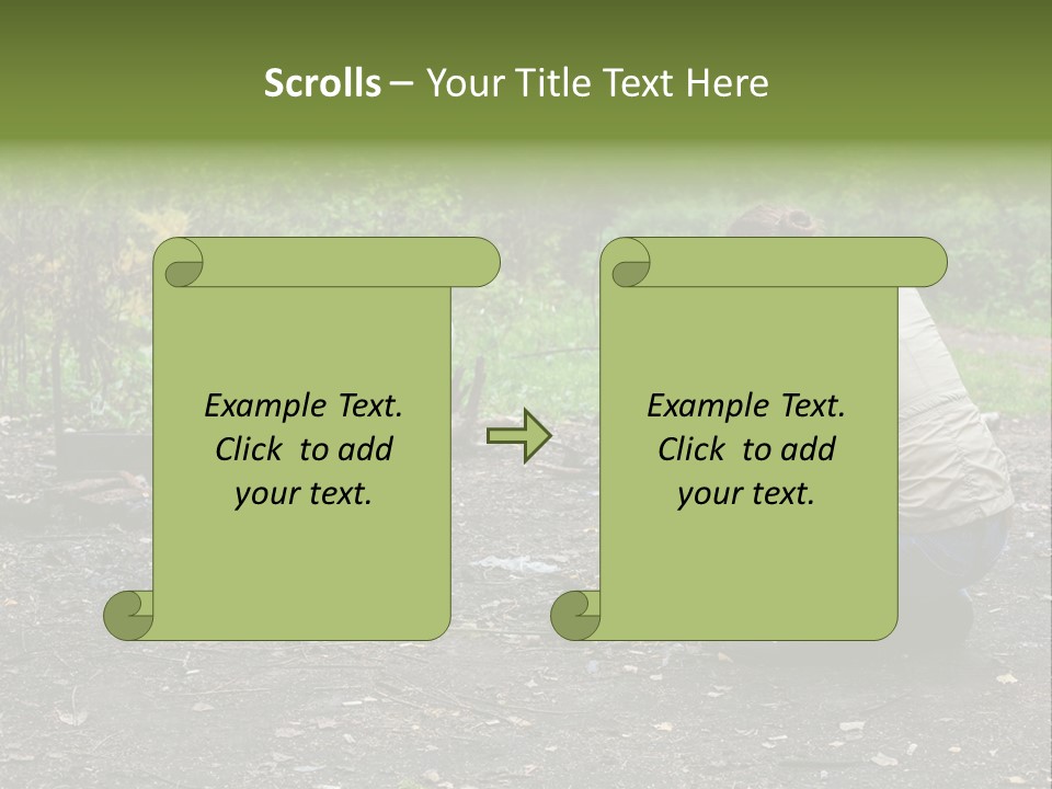 Island Nature Relief PowerPoint Template