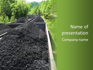 Carbon Train Transportation PowerPoint Template