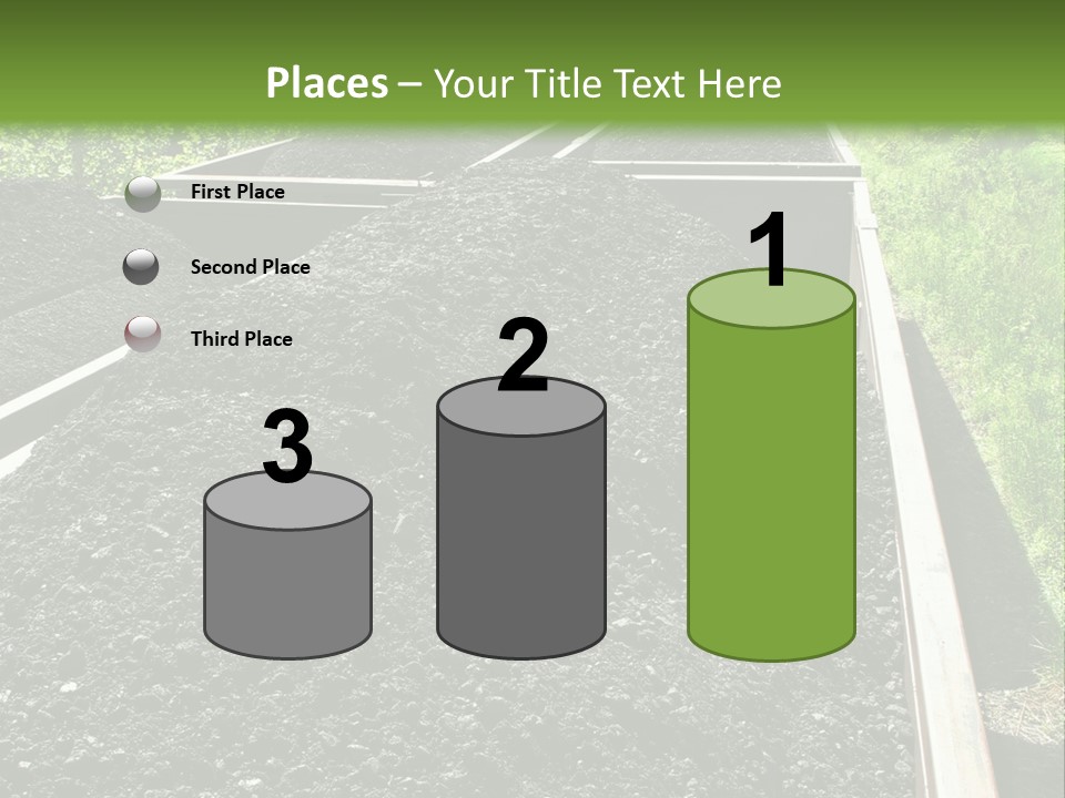 Carbon Train Transportation PowerPoint Template