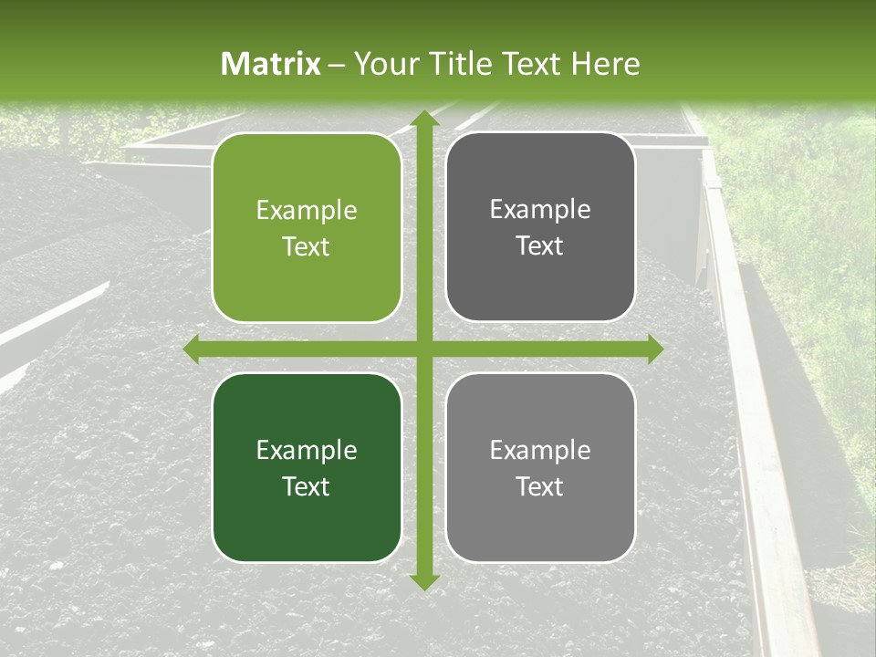 Carbon Train Transportation PowerPoint Template
