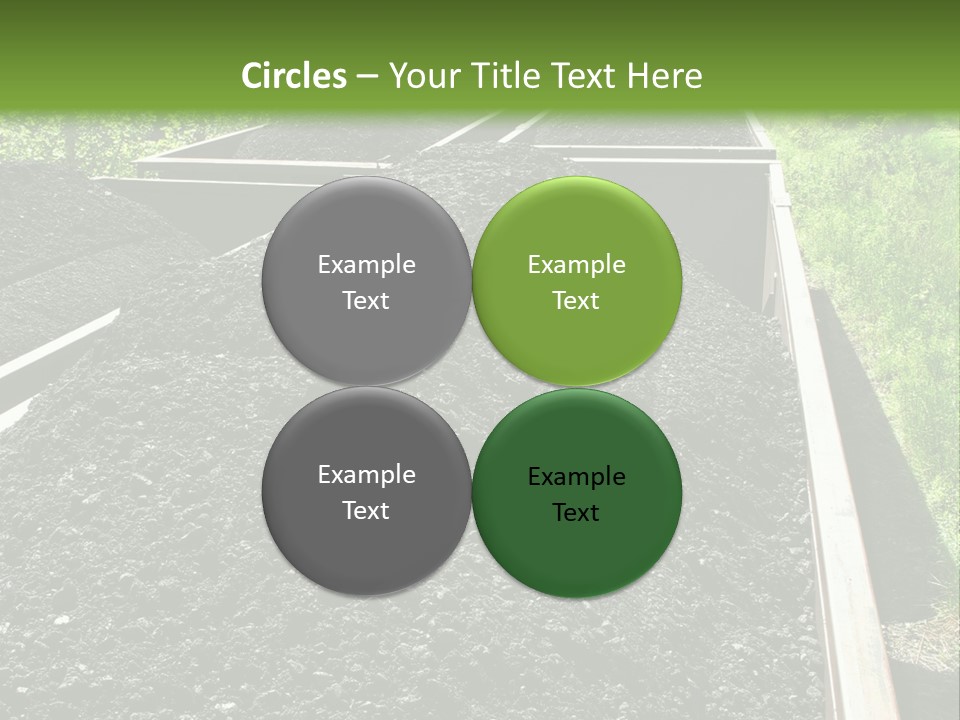 Carbon Train Transportation PowerPoint Template