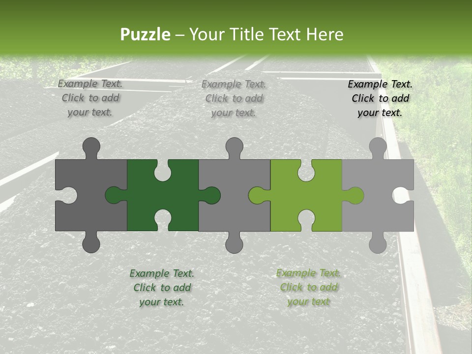 Carbon Train Transportation PowerPoint Template