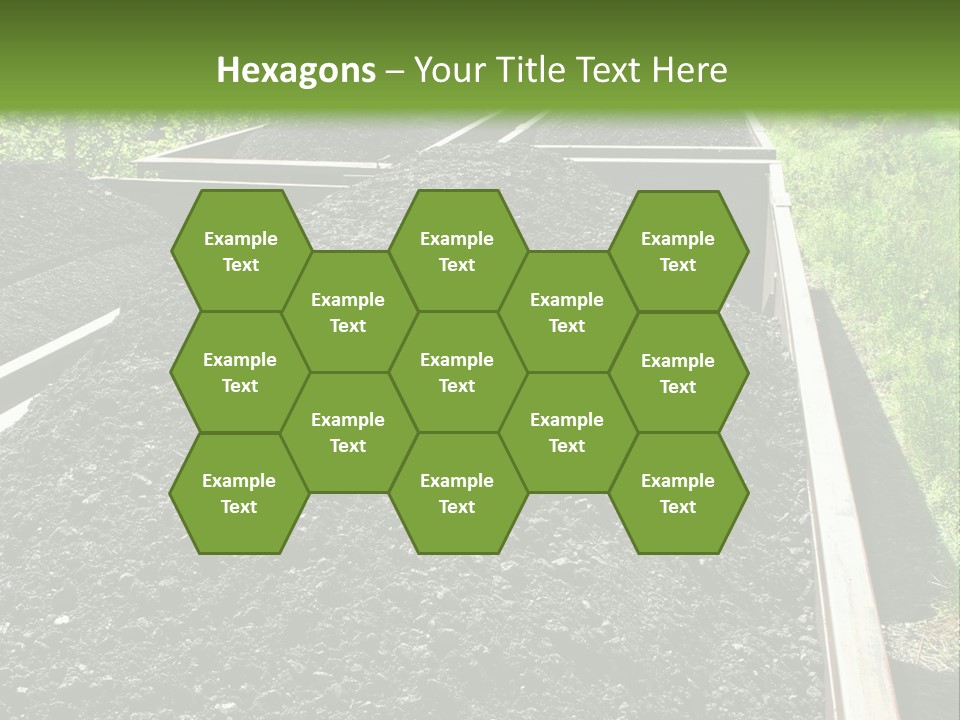 Carbon Train Transportation PowerPoint Template