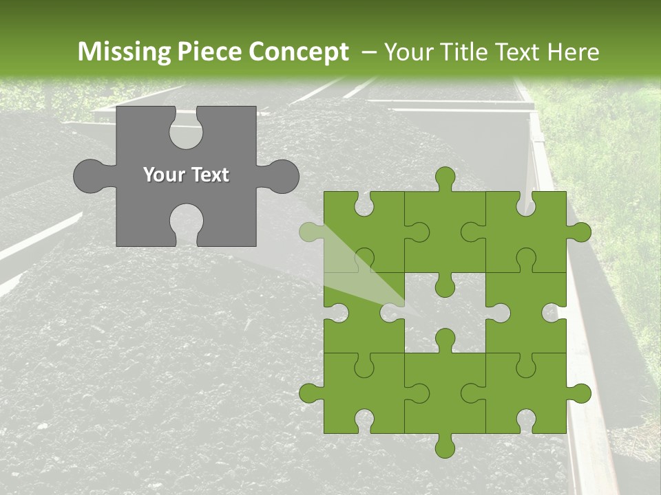 Carbon Train Transportation PowerPoint Template