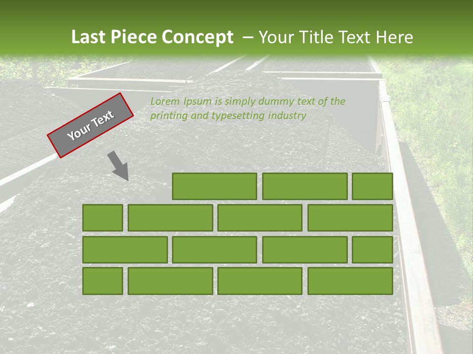 Carbon Train Transportation PowerPoint Template