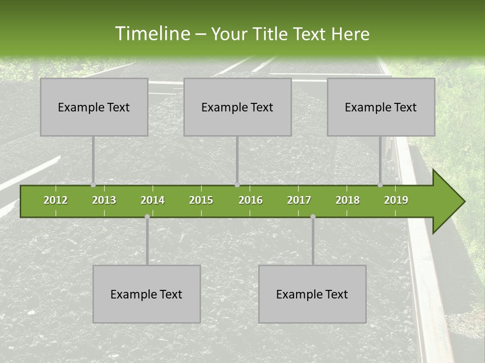 Carbon Train Transportation PowerPoint Template