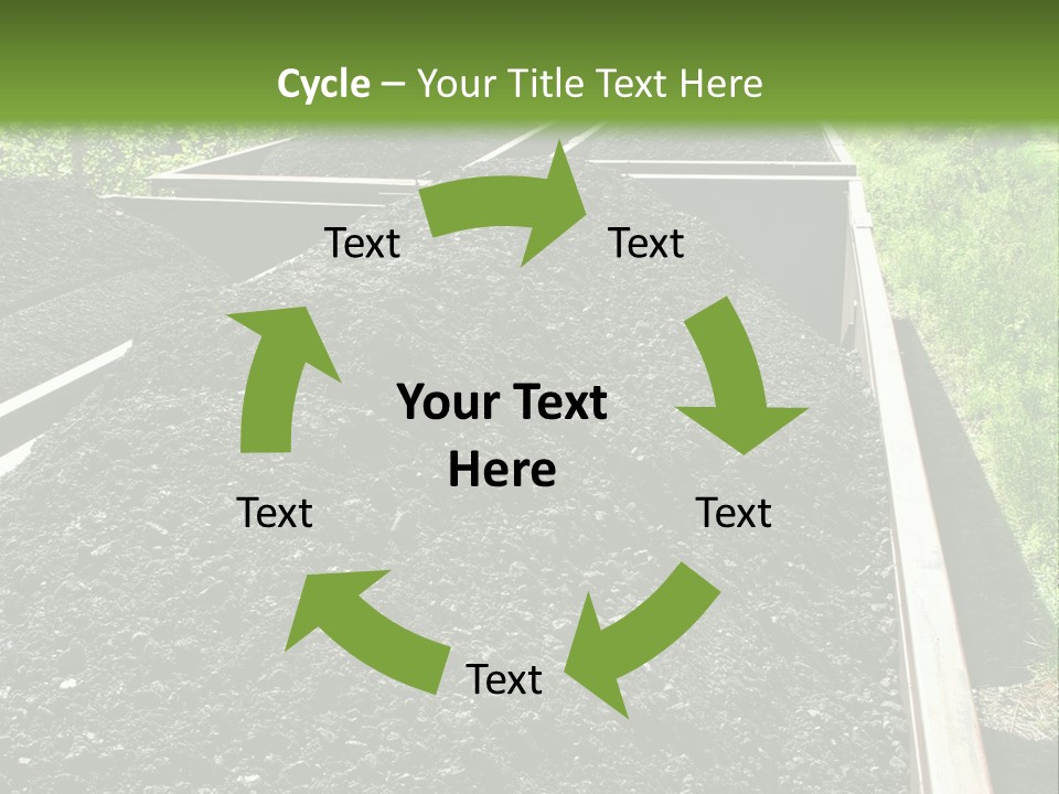 Carbon Train Transportation PowerPoint Template