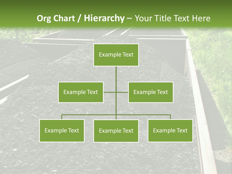 Carbon Train Transportation PowerPoint Template