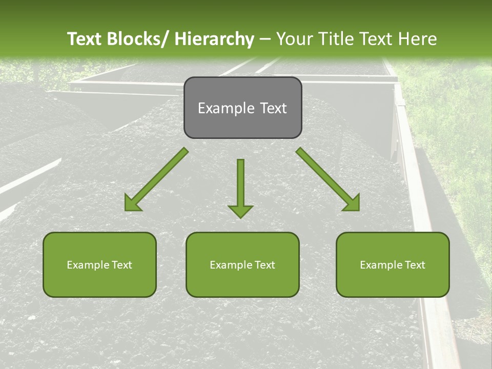 Carbon Train Transportation PowerPoint Template