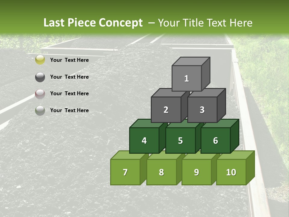 Carbon Train Transportation PowerPoint Template