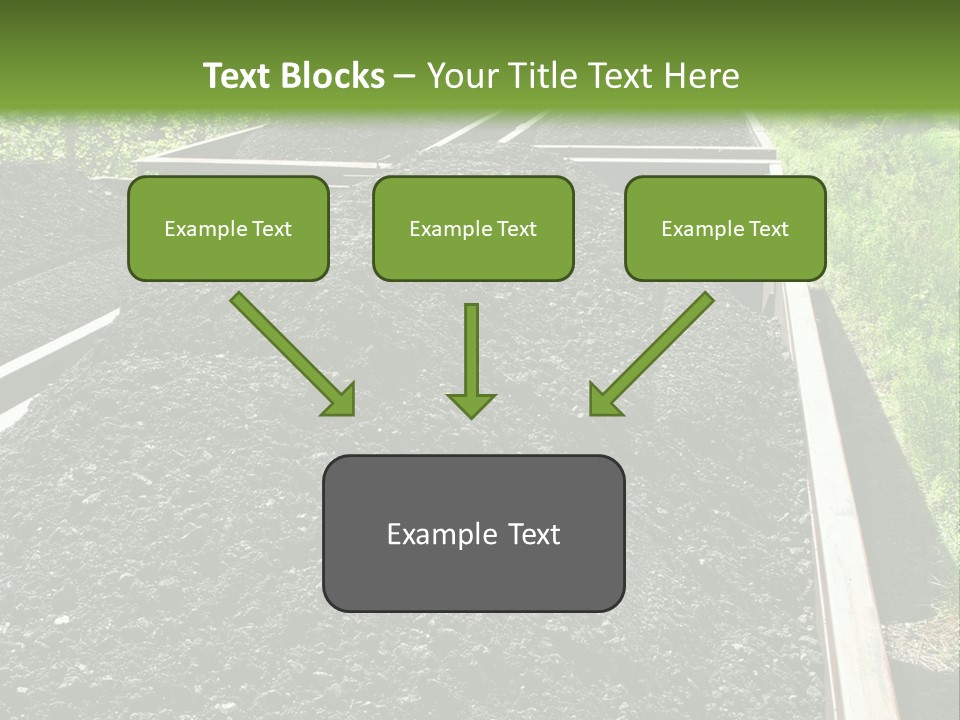 Carbon Train Transportation PowerPoint Template