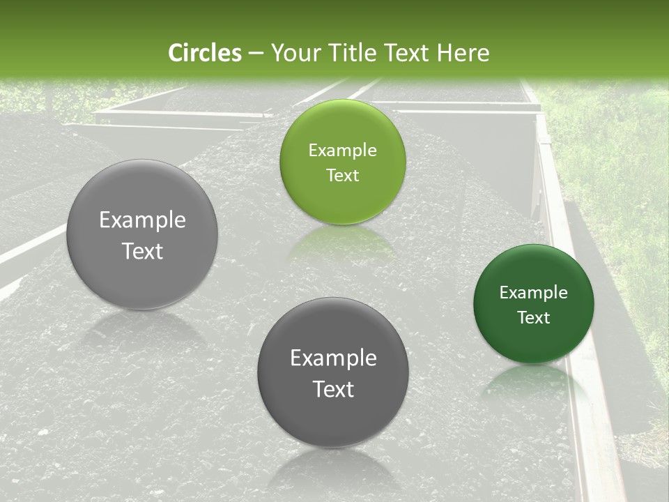 Carbon Train Transportation PowerPoint Template