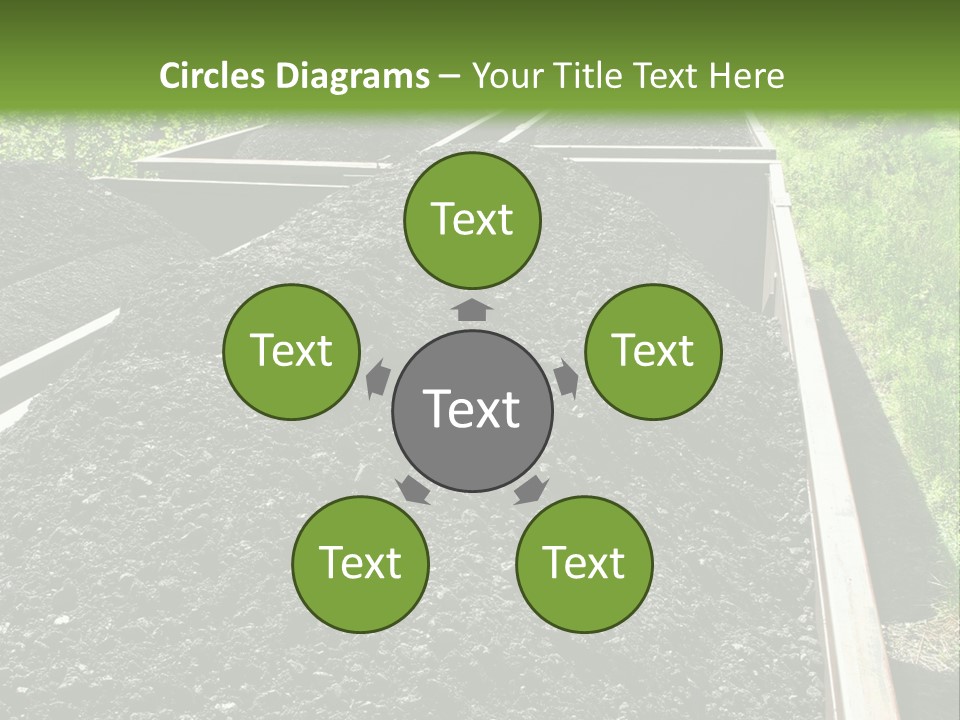 Carbon Train Transportation PowerPoint Template