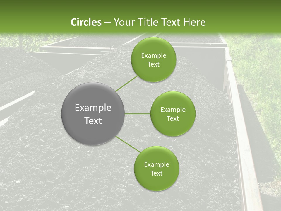 Carbon Train Transportation PowerPoint Template