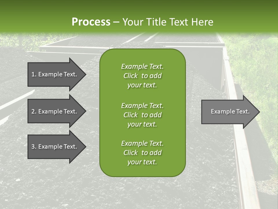Carbon Train Transportation PowerPoint Template
