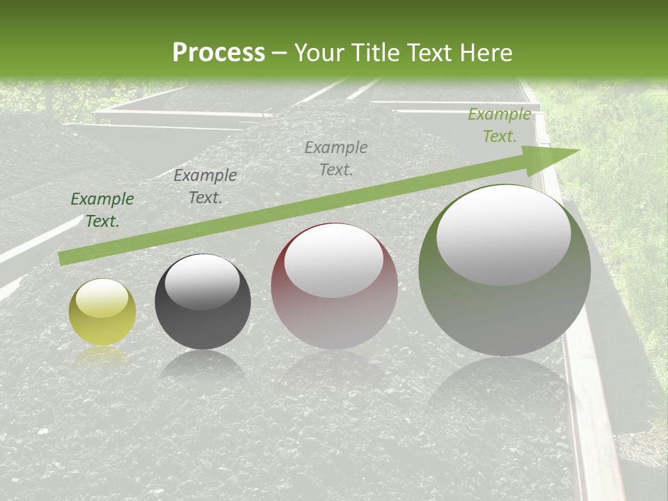 Carbon Train Transportation PowerPoint Template