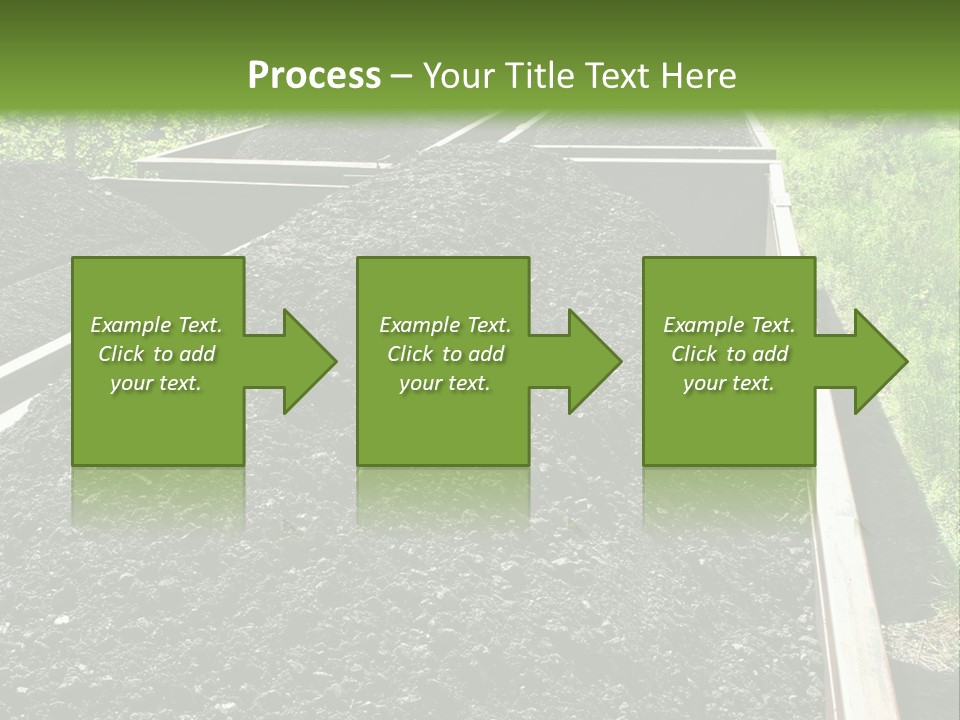 Carbon Train Transportation PowerPoint Template