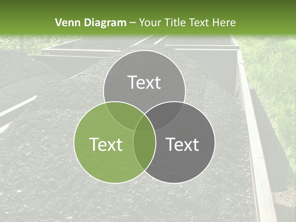 Carbon Train Transportation PowerPoint Template