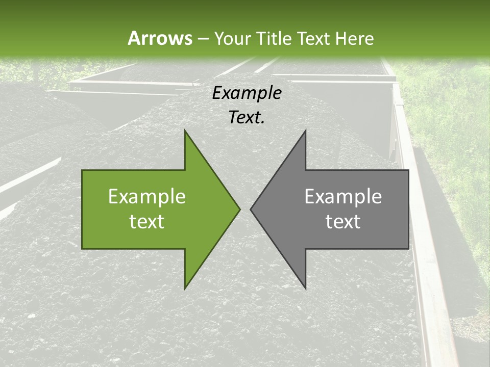 Carbon Train Transportation PowerPoint Template