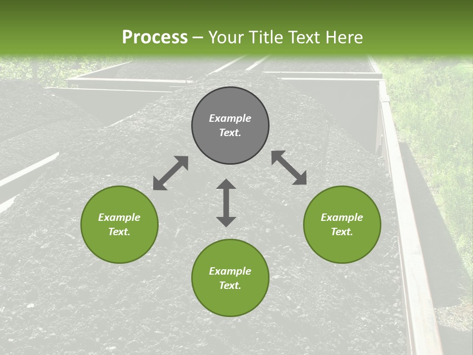 Carbon Train Transportation PowerPoint Template