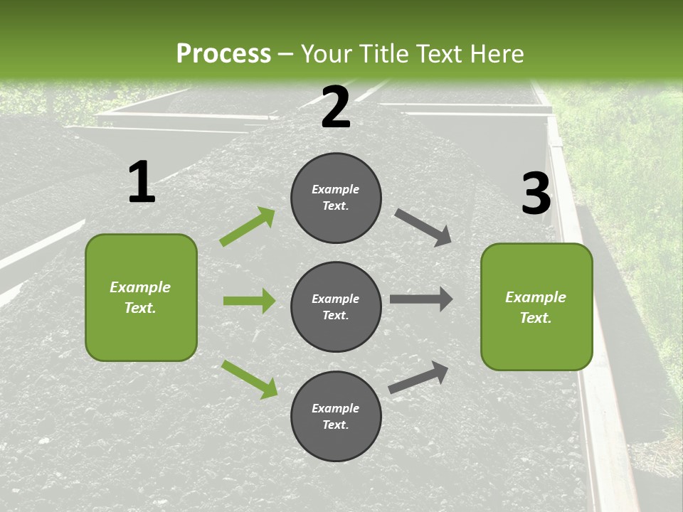 Carbon Train Transportation PowerPoint Template