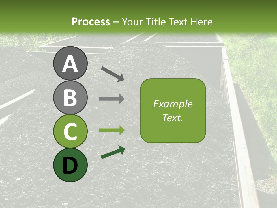 Carbon Train Transportation PowerPoint Template