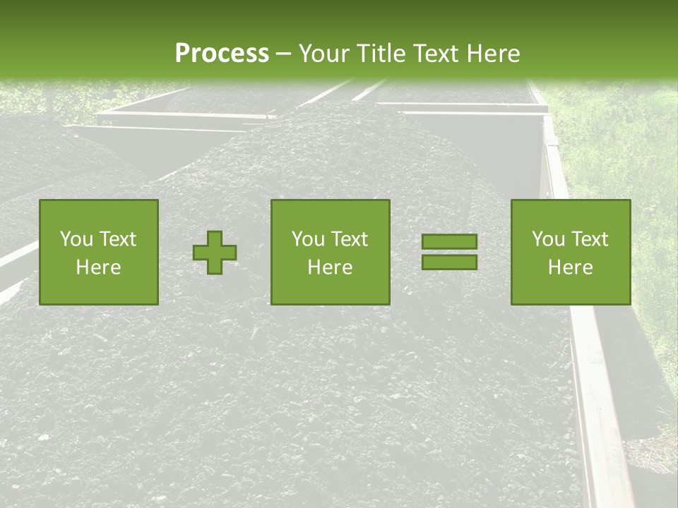 Carbon Train Transportation PowerPoint Template
