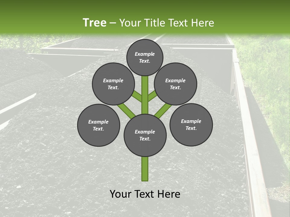 Carbon Train Transportation PowerPoint Template
