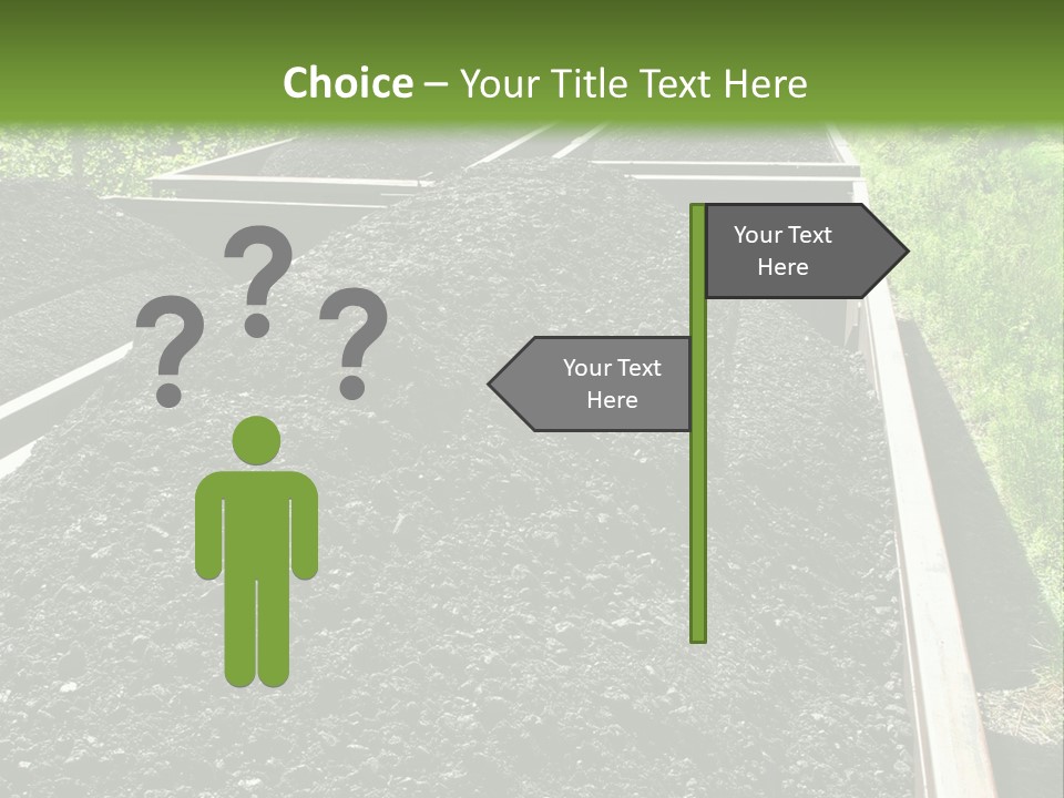 Carbon Train Transportation PowerPoint Template