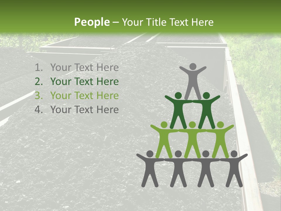 Carbon Train Transportation PowerPoint Template