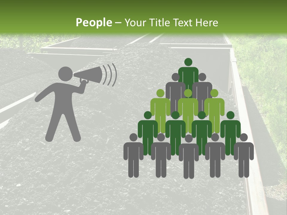 Carbon Train Transportation PowerPoint Template