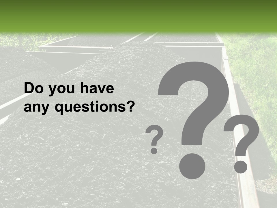 Carbon Train Transportation PowerPoint Template