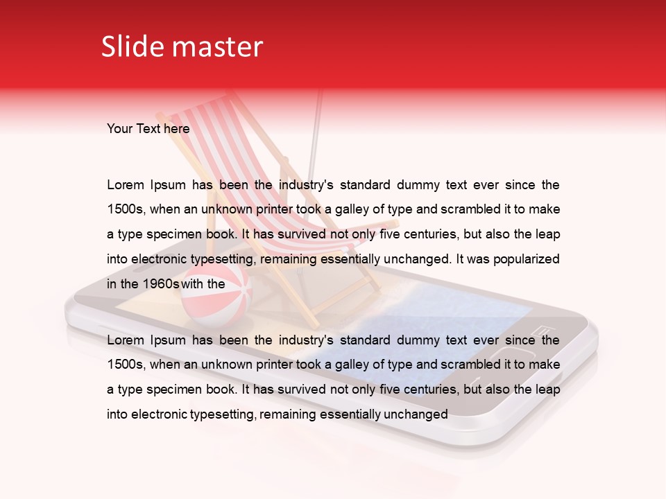 Booking Destination Illustration PowerPoint Template