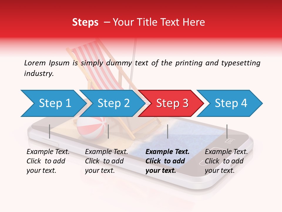 Booking Destination Illustration PowerPoint Template