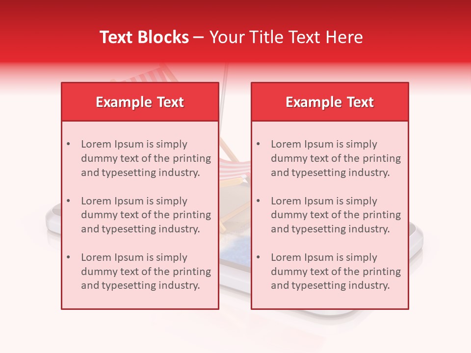 Booking Destination Illustration PowerPoint Template