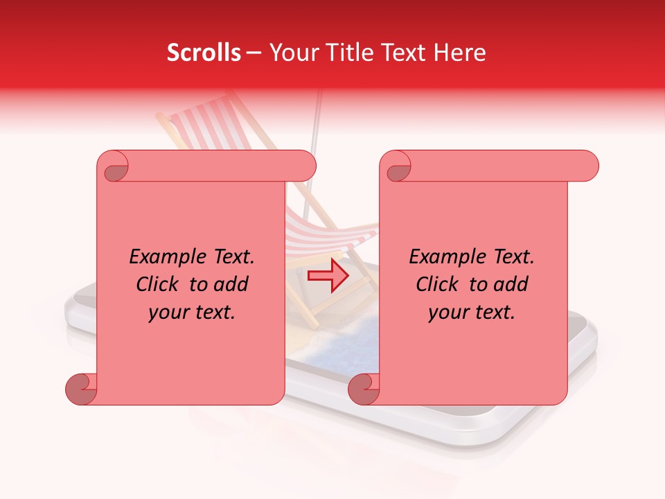 Booking Destination Illustration PowerPoint Template