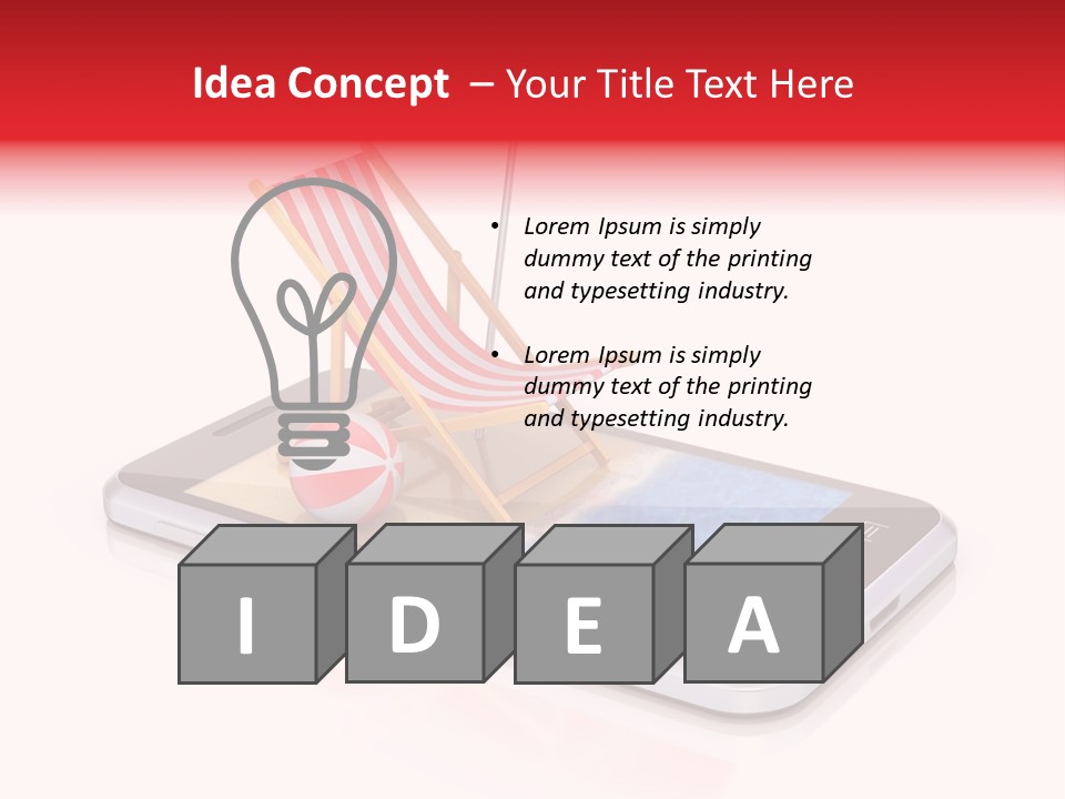 Booking Destination Illustration PowerPoint Template