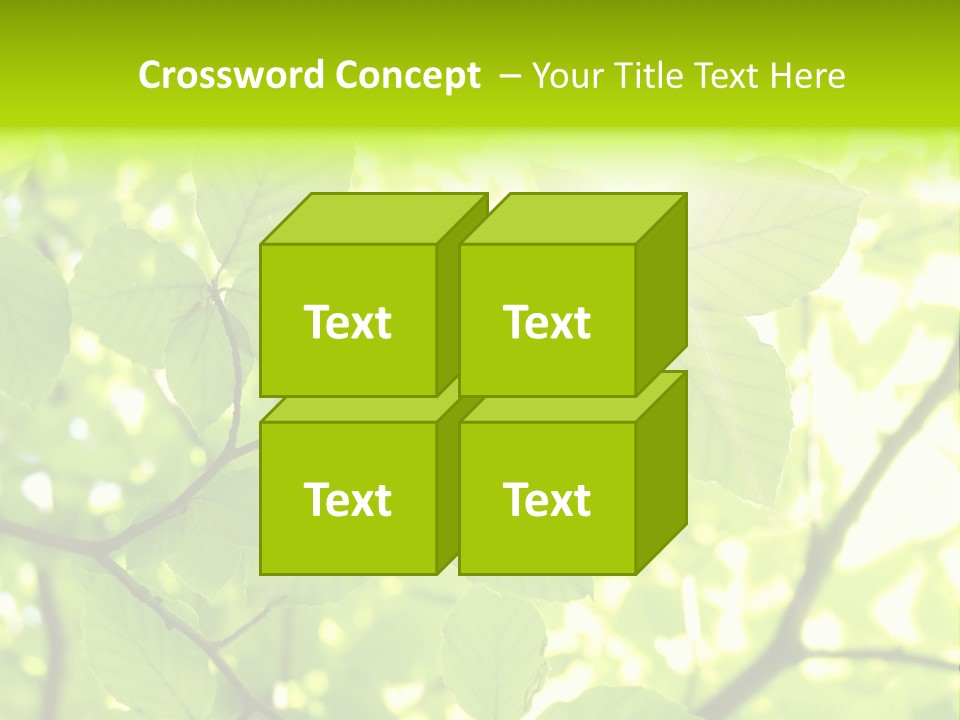 Trees Summer Spring PowerPoint Template