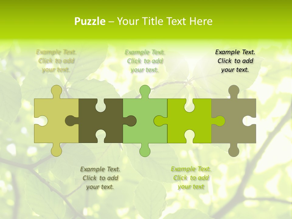 Trees Summer Spring PowerPoint Template