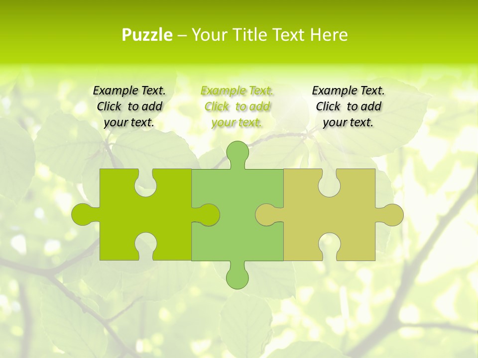 Trees Summer Spring PowerPoint Template