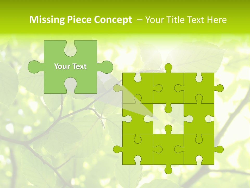 Trees Summer Spring PowerPoint Template