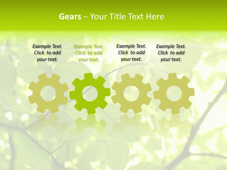 Trees Summer Spring PowerPoint Template