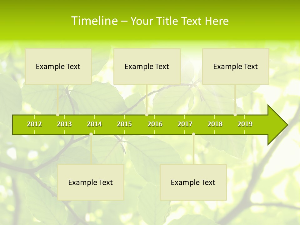 Trees Summer Spring PowerPoint Template