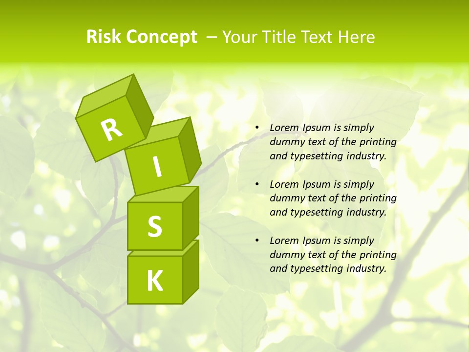 Trees Summer Spring PowerPoint Template