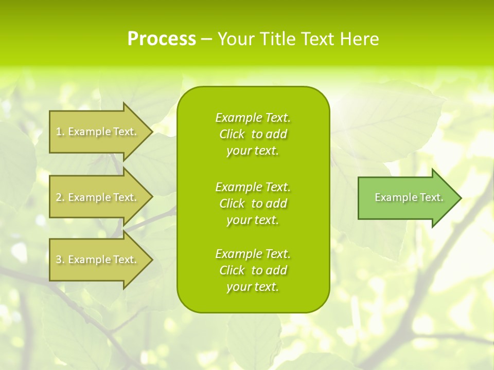 Trees Summer Spring PowerPoint Template