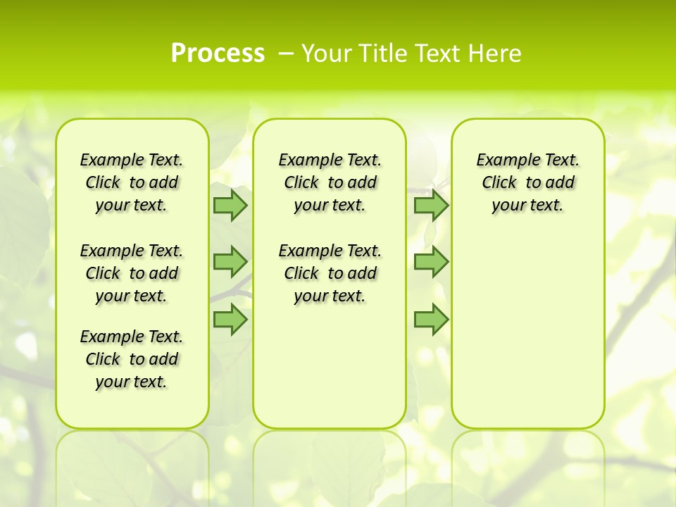 Trees Summer Spring PowerPoint Template