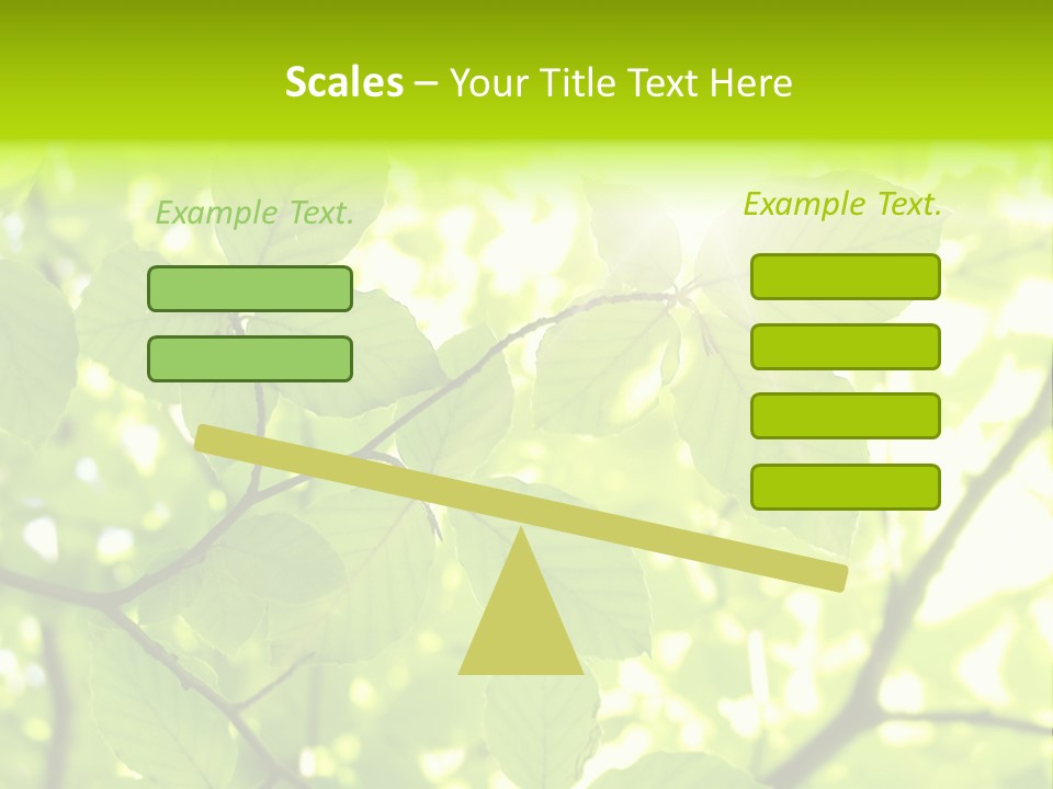 Trees Summer Spring PowerPoint Template